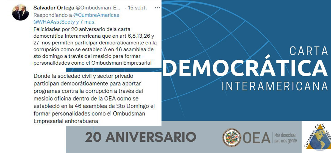 20 aos Carta Democrtica Interamericana carrusel