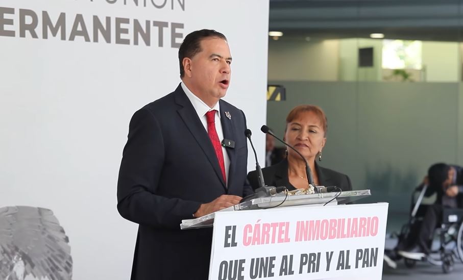 Propone Ricardo Mejía tipificar el delito de corrupción inmobiliaria y que se le aplique prisión preventiva oficiosa